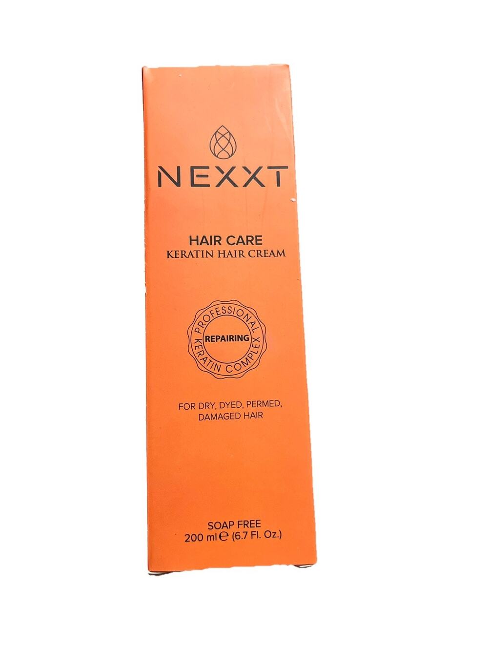 NEXXT HAIR CARE KERATIN HAIR CREAM FOR DRY DYED, PERMED DAMAGED HAIR 6.7 OZ